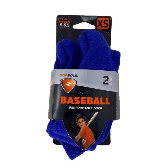 Sof Sole Baseball‎ Youth Team Multicolor Socks 8 Pairs Size 5-9.5 XS MSRP $60 - Picture 3 of 6